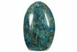 Free-Standing, Polished Blue Apatite - Madagascar #223092-1